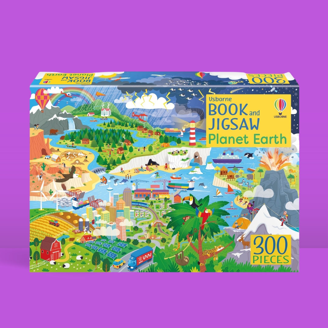 Usborne Book & Jigsaw: Planet Earth 300 piece - Little Bookworms by Weirs of Baggot Street