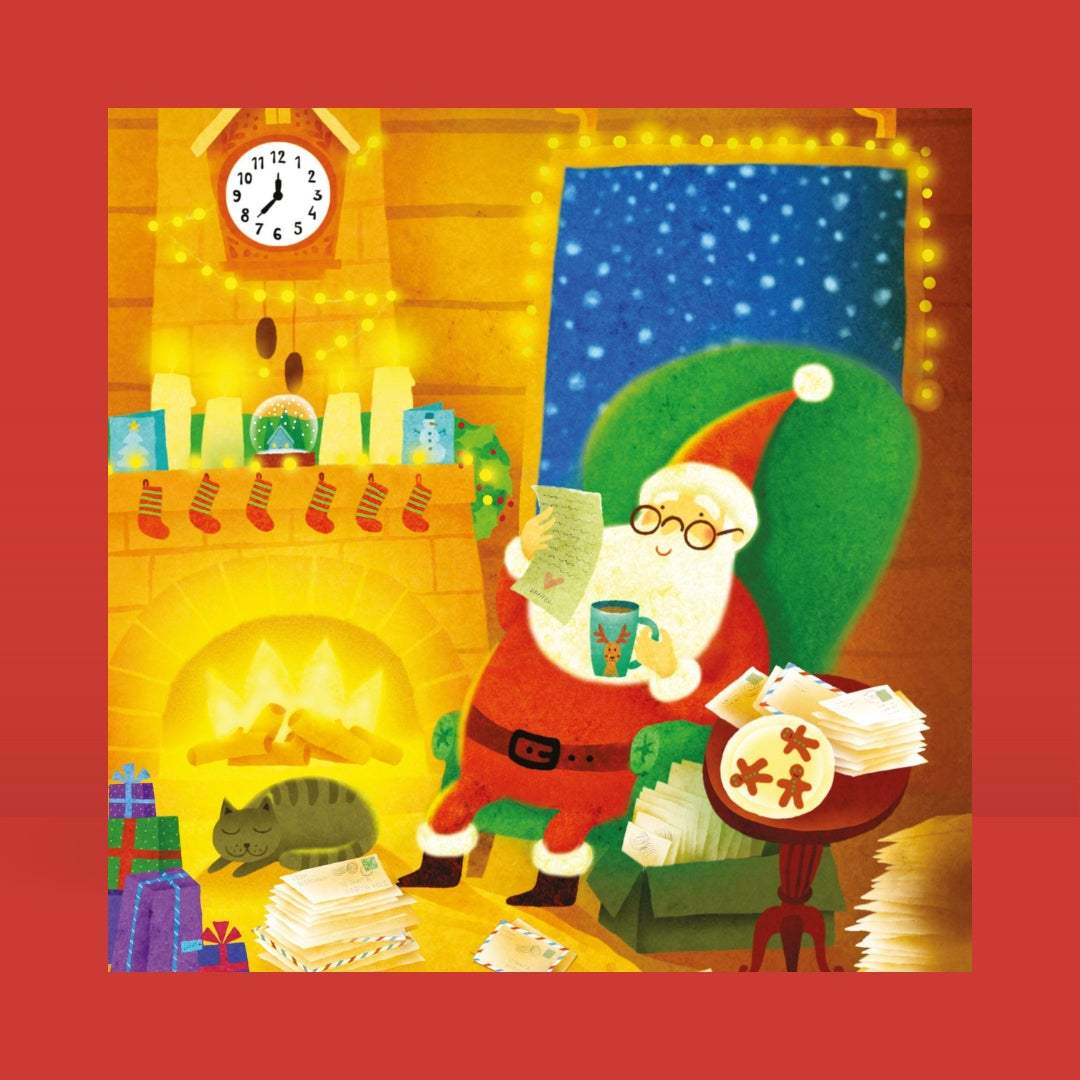 Usborne Book & Jigsaw: Santa - Little Bookworms by Weirs of Baggot Street