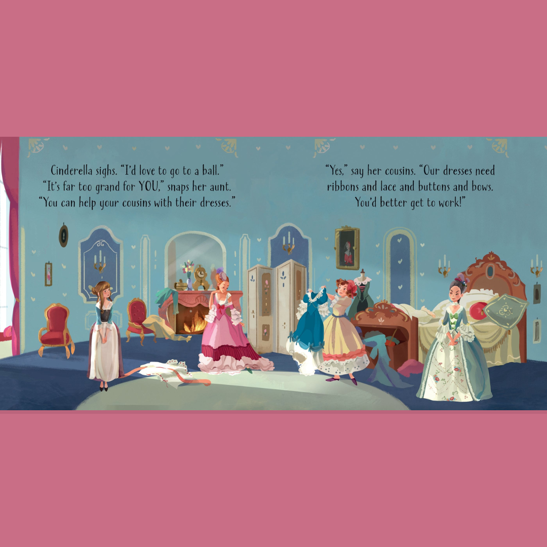 Usborne Little Board Books: Cinderella - Little Bookworms by Weirs of Baggot Street
