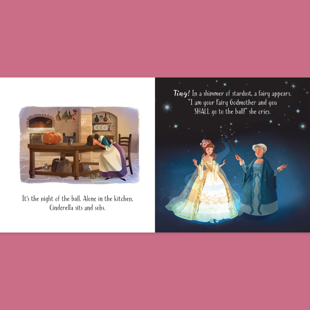Usborne Little Board Books: Cinderella - Little Bookworms by Weirs of Baggot Street