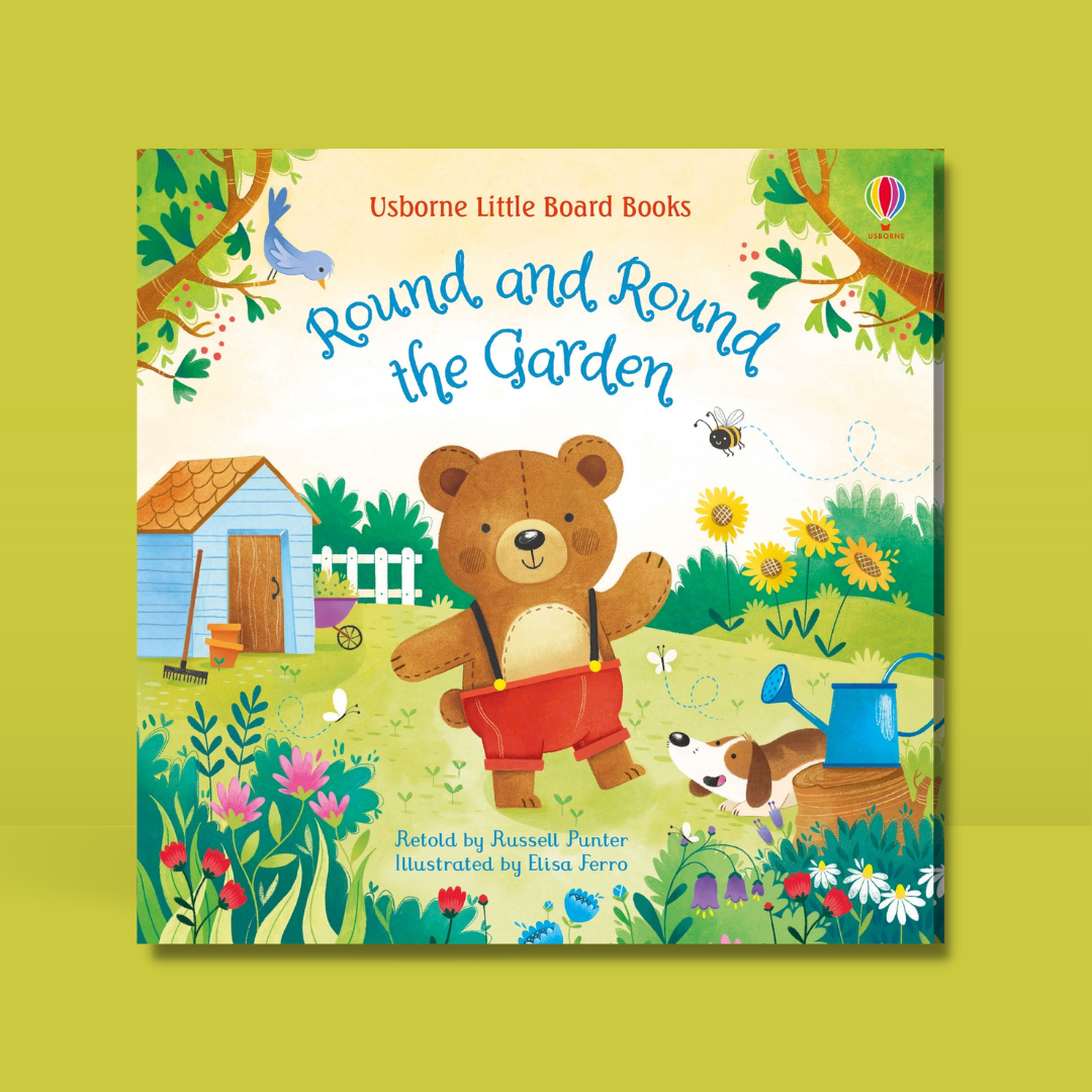 Usborne Little Board Books: Round and Round the Garden - Little Bookworms by Weirs of Baggot Street