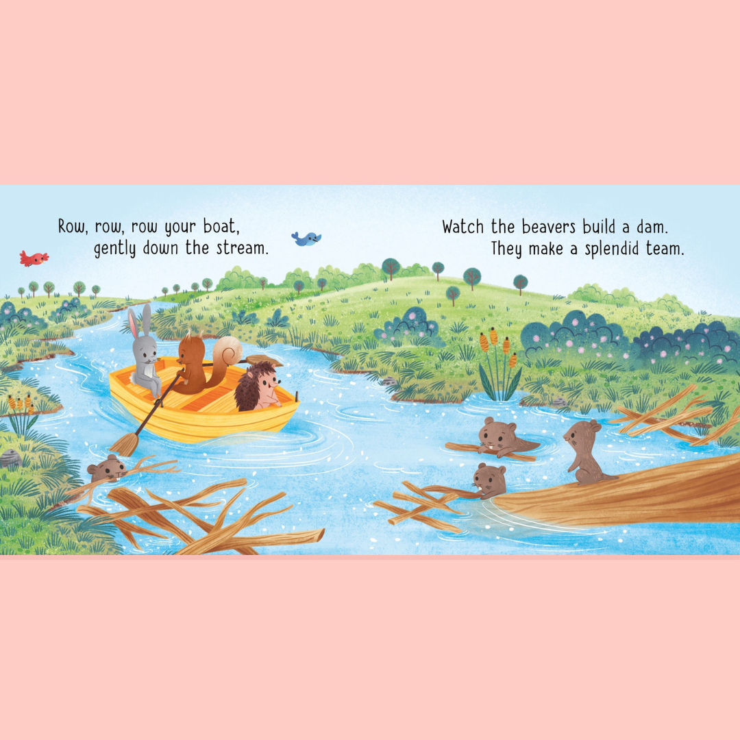 Usborne Little Board Books: Row, row, row your boat gently down the stream - Little Bookworms by Weirs of Baggot Street