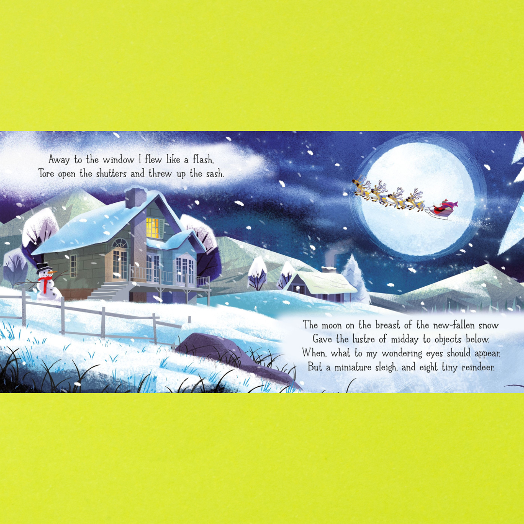 Usborne Little Board Books_ Twas the Night Before Christmas - Little Bookworms by Weirs of Baggot Street