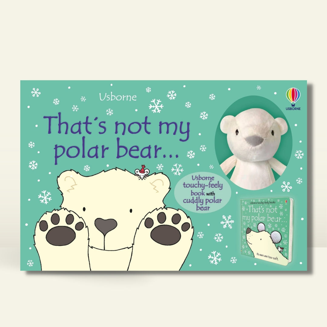 Usborne That's not my polar bear... book and soft toy - Little Bookworms by Weirs of Baggot Street