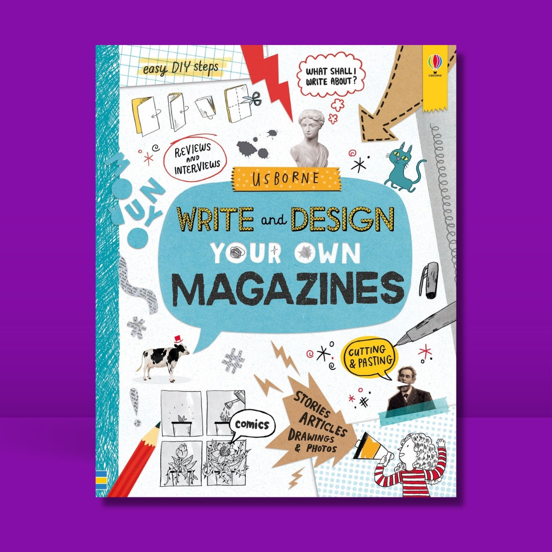 Usborne Write and Design Your Own Magazines - Little Bookworms by Weirs of Baggot Street