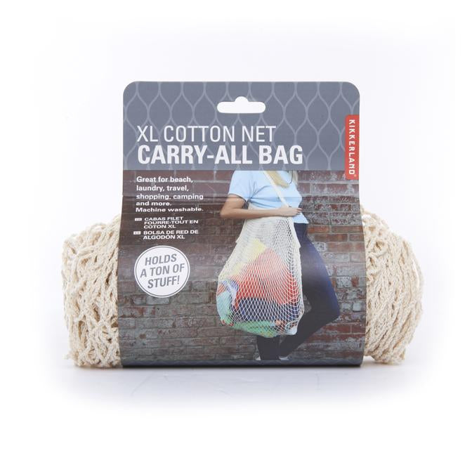 Fab Gifts - Kikkerland XL Cotton Net Carry-All Bag by Weirs of Baggot St