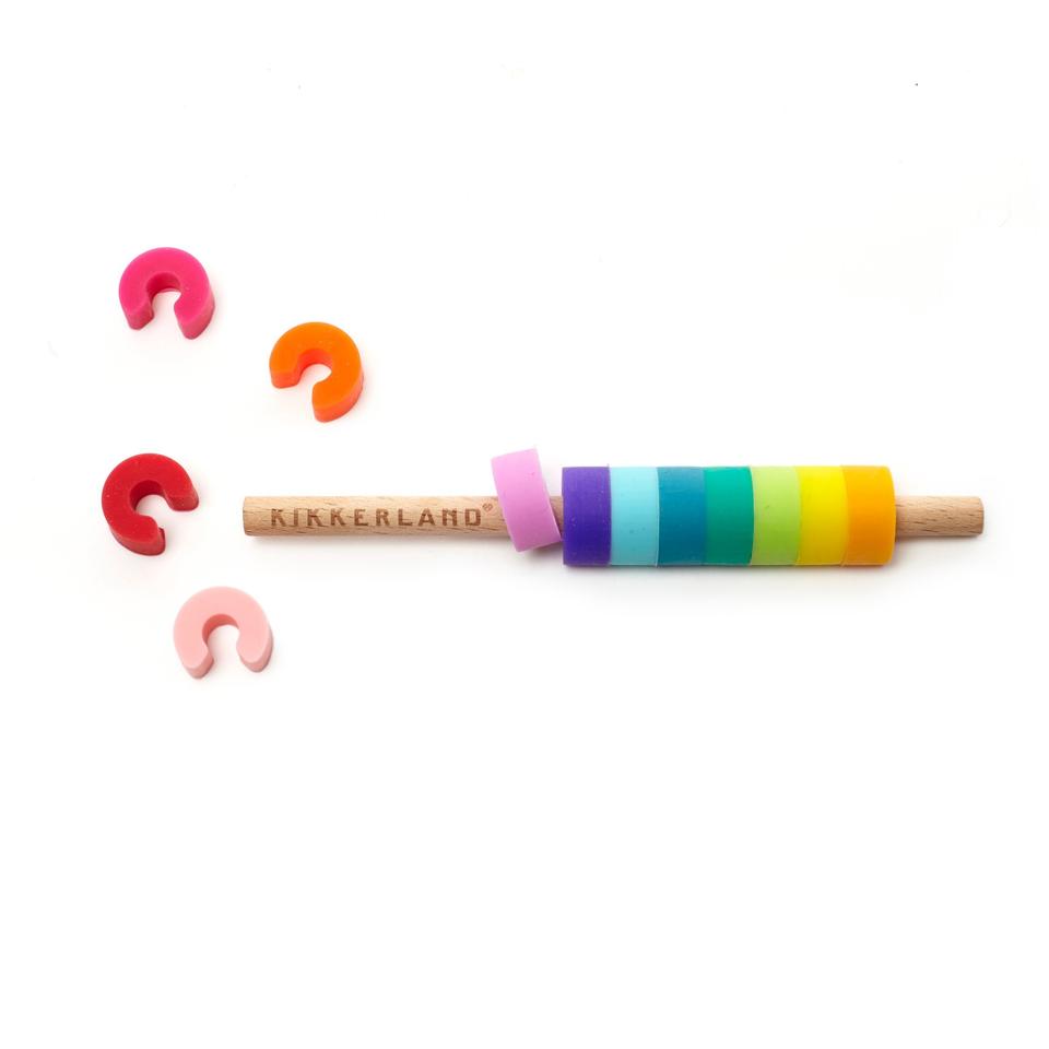 Fab Gifts | Kikkerland - Rainbow Drink Markers by Weirs of Baggot St