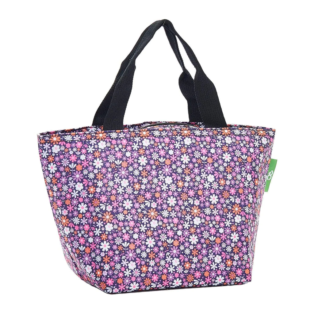 Sustainable Living | Eco Chic Purple Ditsy Lunch Bag by Weirs of Baggot Street