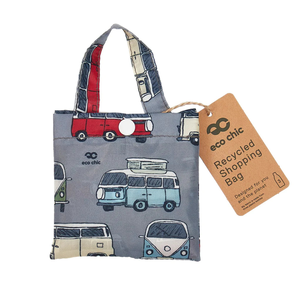 Sustainable Living | Eco Chic Grey Campervan Shopper by Weirs of Baggot Street
