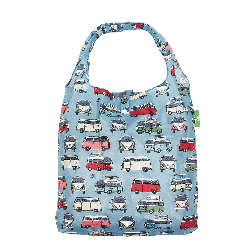 Sustainable Living | Eco Chic Blue Campervan Shopper by Weirs of Baggot Street