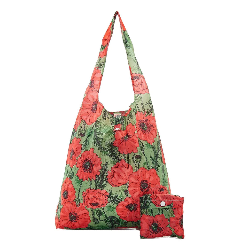 Sustainable Living | Eco Chic Blue Poppies Shopper by Weirs of Baggot Street