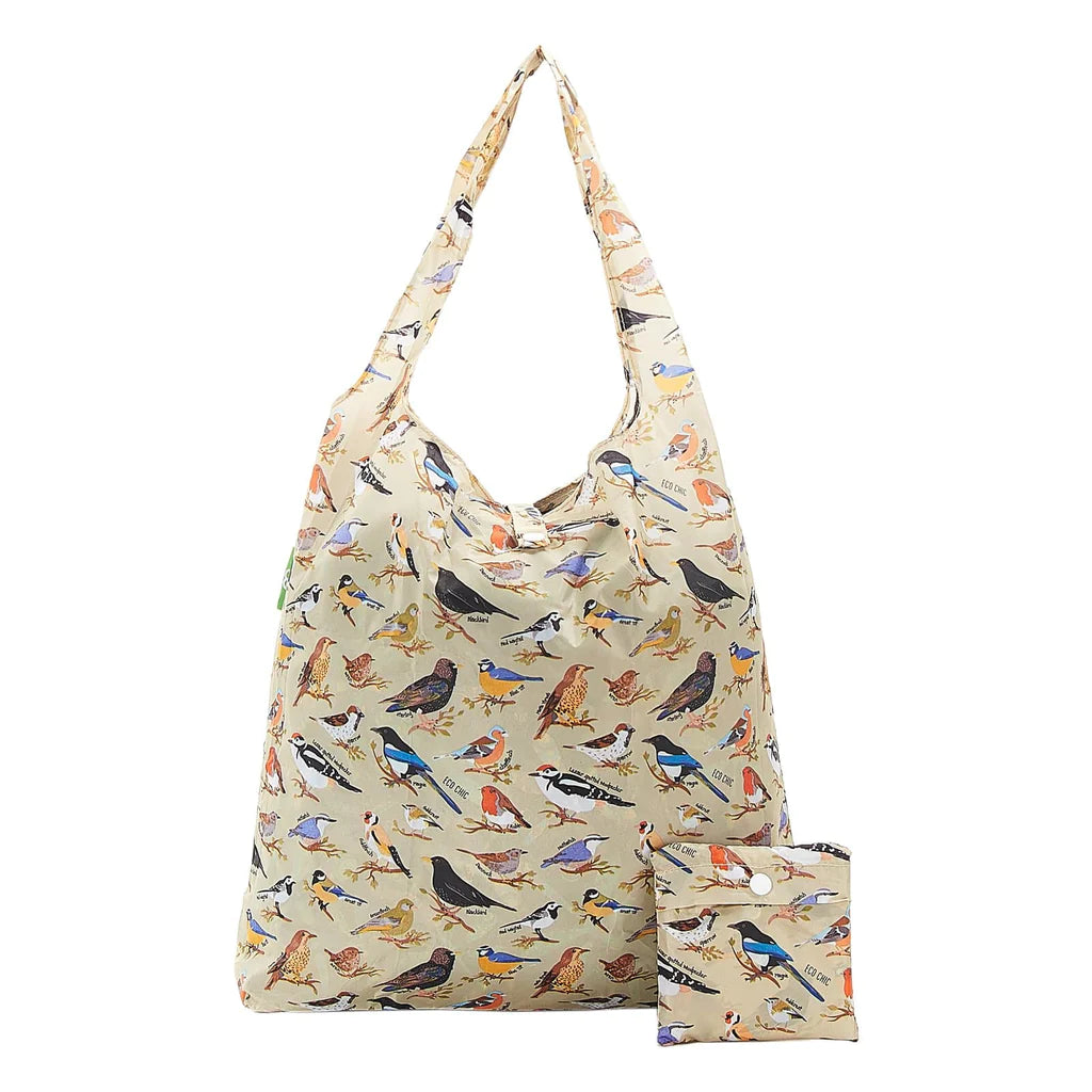 Sustainable Living | Eco Chic Blue Wild Birds Shopper by Weirs of Baggot Street