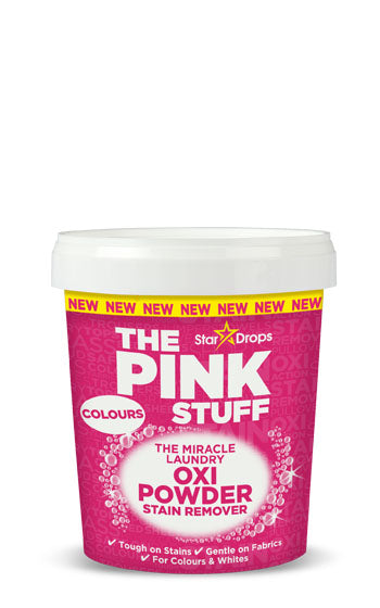 The Pink Stuff Oxi Powder Stain Remover for Colours 1kg by Weirs of Baggot St
