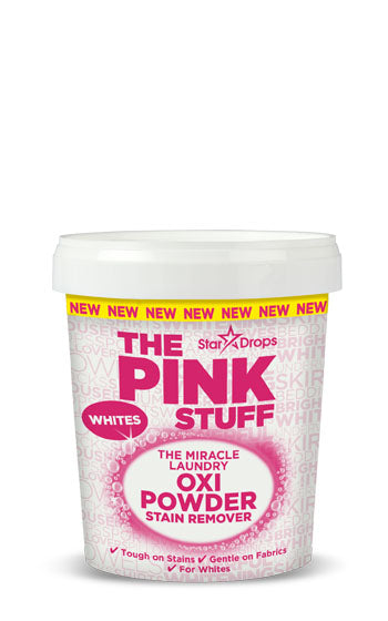 The Pink Stuff Oxi Powder Stain Remover for Whites 1kg by Weirs of Baggot St